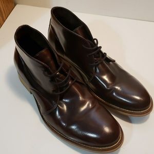 Dune London Brown Leather Boots